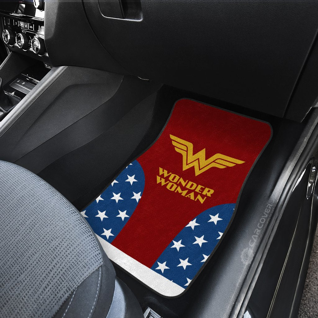 Wonder Woman Uniform Car Floor Mats Custom Car Accessories - Gearcarcover - 4