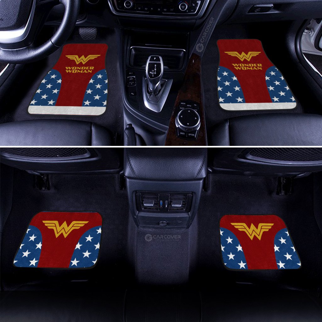 Wonder Woman Uniform Car Floor Mats Custom Car Accessories - Gearcarcover - 3
