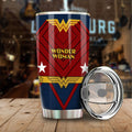 Wonder Woman Uniform Tumbler Cup Custom Car Interior Accessories - Gearcarcover - 1