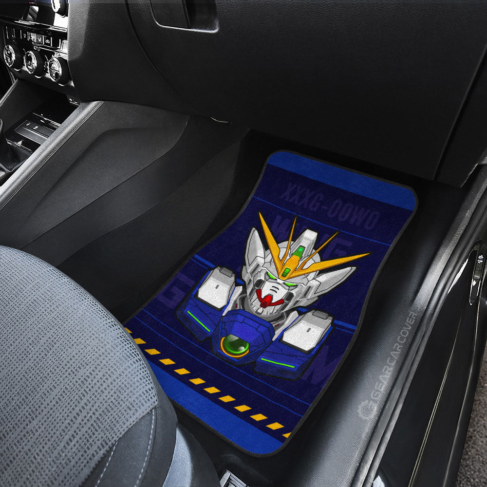 XXXG-00W0 Wing Gundam Zero Car Floor Mats Custom Gundam Anime Car Accessories - Gearcarcover - 4