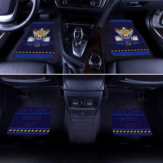 XXXG-00W0 Wing Gundam Zero Car Floor Mats Custom Gundam Anime Car Accessories - Gearcarcover - 2