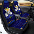 XXXG-00W0 Wing Gundam Zero Car Seat Covers Custom Gundam Anime Car Accessories - Gearcarcover - 3