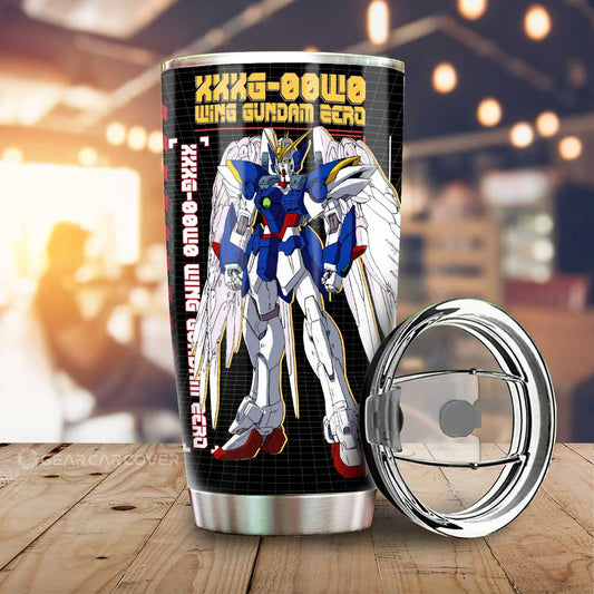 XXXG-00W0 Wing Gundam Zero Tumbler Cup Custom Gundam Anime Car Interior Accessories - Gearcarcover - 1