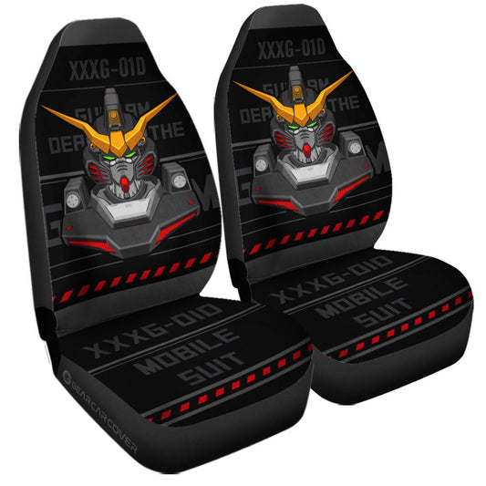 XXXG-01D Gundam Deathscythe Car Seat Covers Custom Gundam Anime Car Accessories - Gearcarcover - 2
