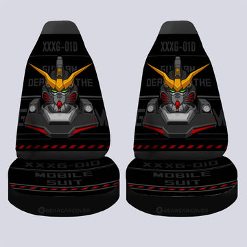 XXXG-01D Gundam Deathscythe Car Seat Covers Custom Gundam Anime Car Accessories - Gearcarcover - 1
