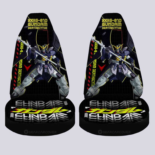 XXXG-01D Gundam Deathscythe Car Seat Covers Custom Gundam Anime Car Accessories - Gearcarcover - 2