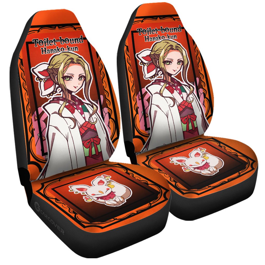 Yako Car Seat Covers Custom Anime Toilet-Bound Hanako-kun Car Accessories - Gearcarcover - 3