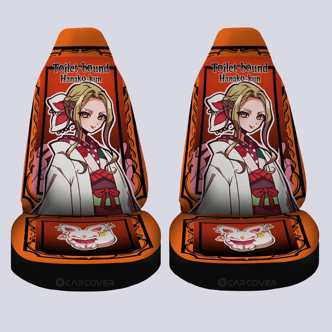 Yako Car Seat Covers Custom Anime Toilet-Bound Hanako-kun Car Accessories - Gearcarcover - 4