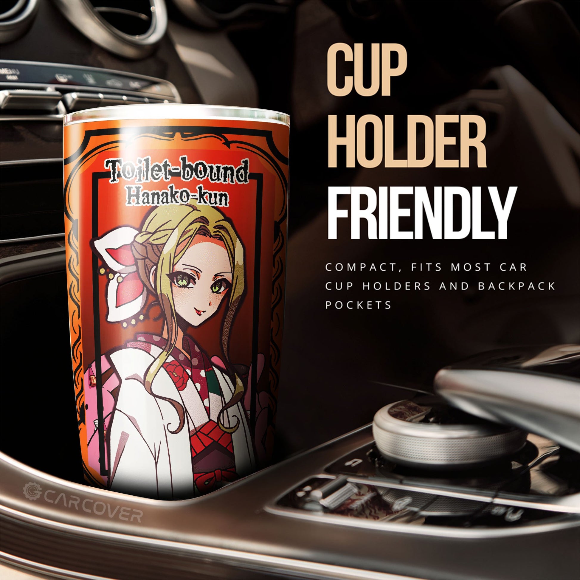 Yako Tumbler Cup Custom Anime Toilet-Bound Hanako-kun Car Accessories - Gearcarcover - 2