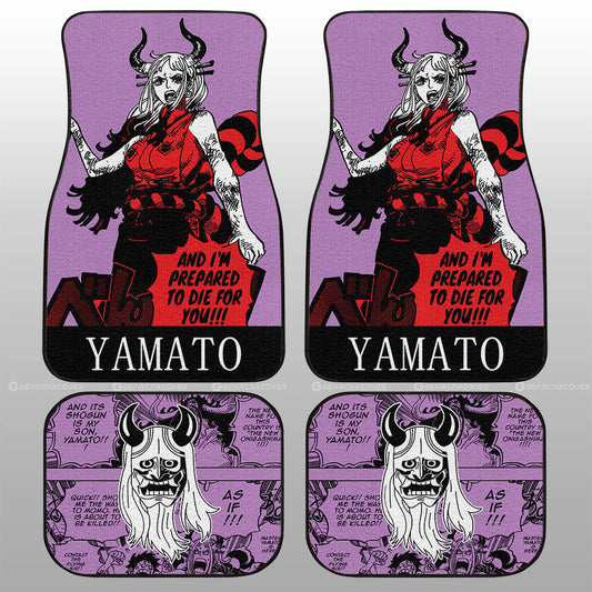 Yamato Car Floor Mats Custom One Piece Anime Car Accessories - Gearcarcover - 2