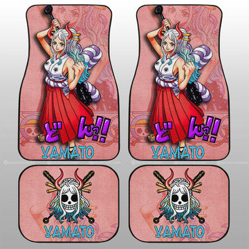 Yamato Car Floor Mats Custom One Piece Anime Car Accessories - Gearcarcover - 1