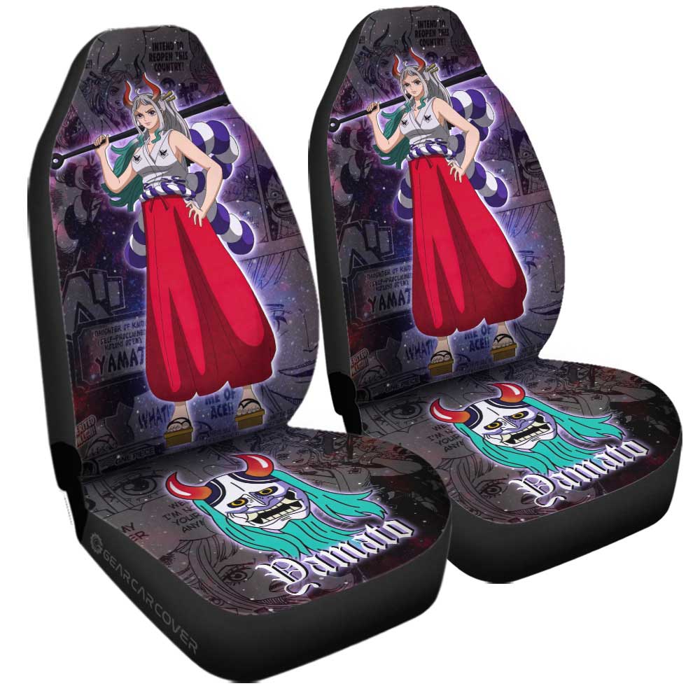Yamato Car Seat Covers Custom Galaxy Style One Piece Anime Car Accessories - Gearcarcover - 3