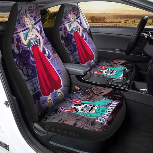Yamato Car Seat Covers Custom Galaxy Style One Piece Anime Car Accessories - Gearcarcover - 1
