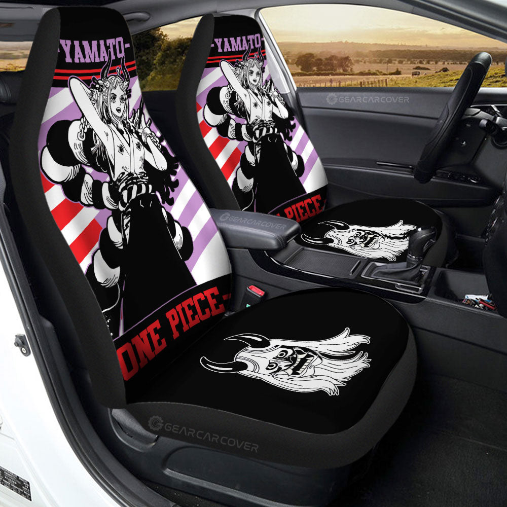 Yamato Car Seat Covers Custom One Piece Anime Car Accessories - Gearcarcover - 3