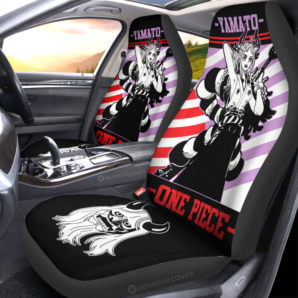 Yamato Car Seat Covers Custom One Piece Anime Car Accessories - Gearcarcover - 1