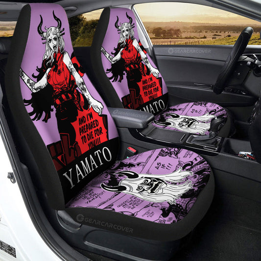 Yamato Car Seat Covers Custom One Piece Anime Car Accessories - Gearcarcover - 2