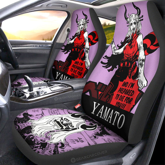 Yamato Car Seat Covers Custom One Piece Anime Car Accessories - Gearcarcover - 1