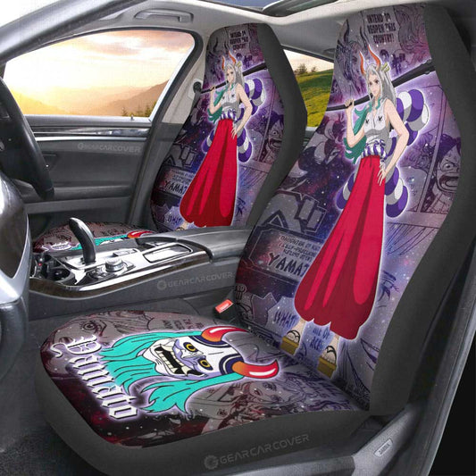 Yamato Car Seat Covers Custom One Piece Anime Car Accessories Manga Galaxy Style - Gearcarcover - 2