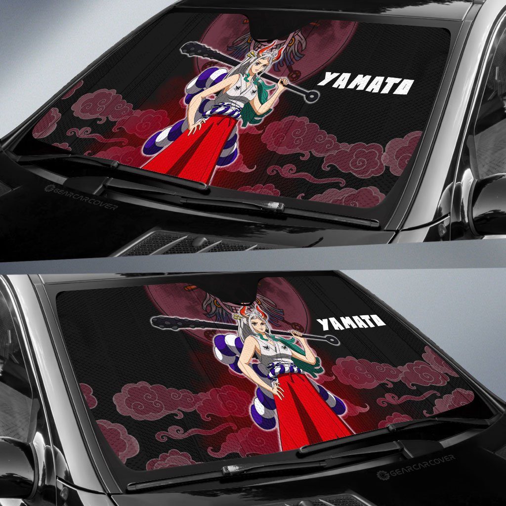 Yamato Car Sunshade Custom For One Piece Anime Fans - Gearcarcover - 2