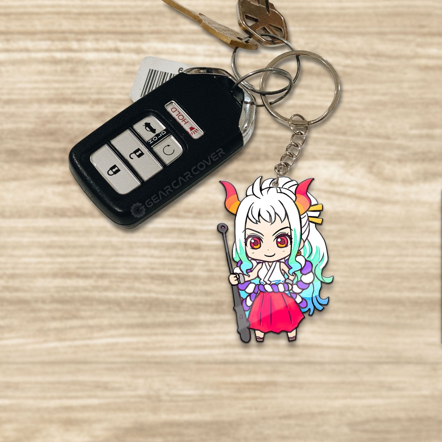 Yamato Keychains Custom One Piece Anime Car Accessories - Gearcarcover - 1
