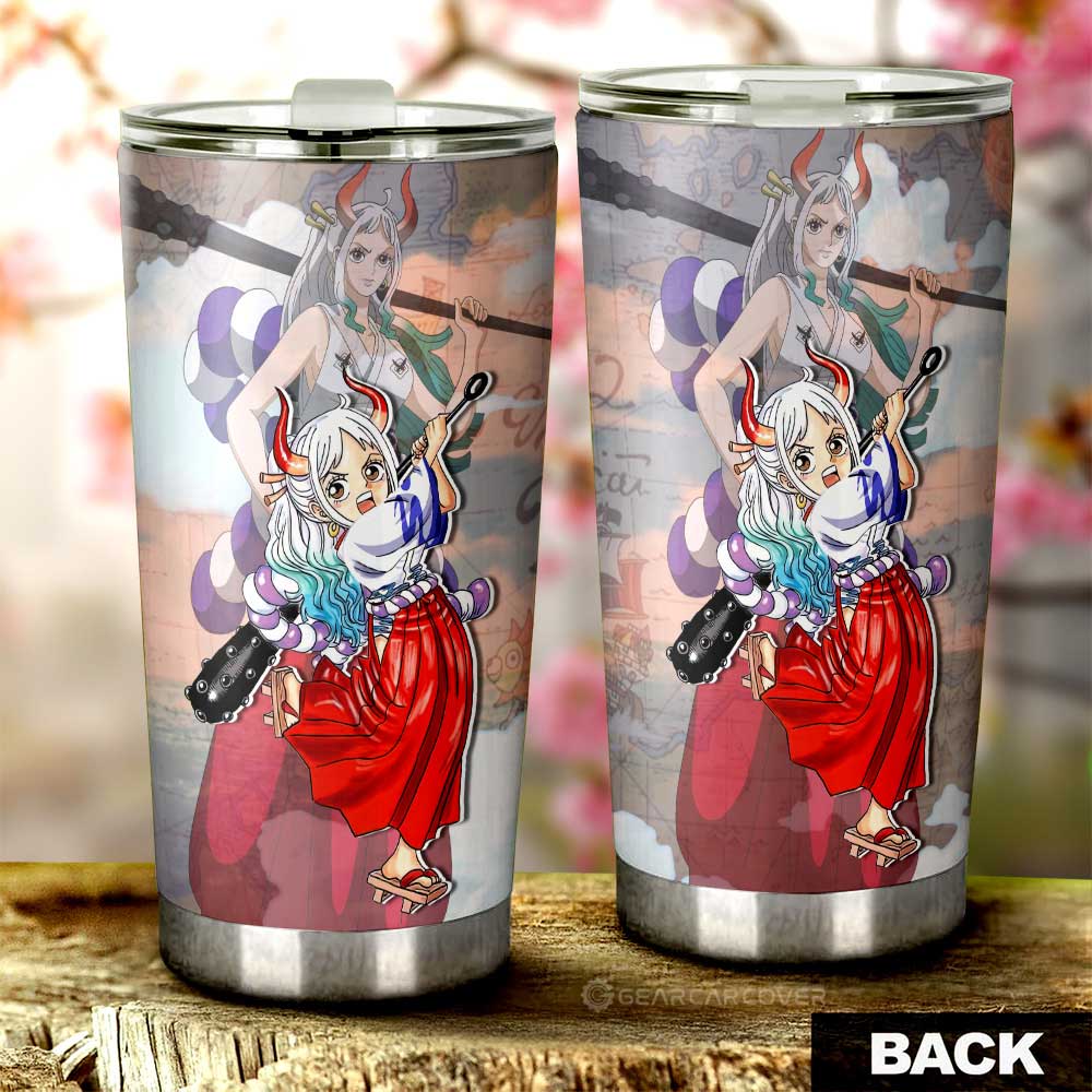 Yamato Tumbler Cup Custom One Piece Map Car Accessories For Anime Fans - Gearcarcover - 3