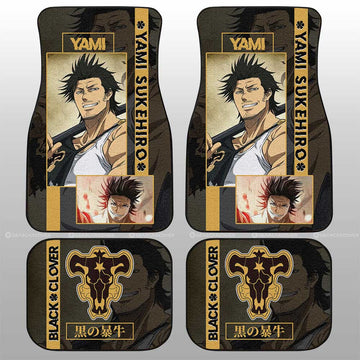 Yami Sukehiro Car Seat Covers Custom Black Clover Anime - Gearcarcover - 1