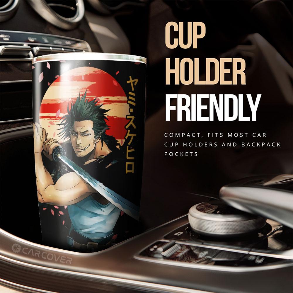 Yami Sukehiro Tumbler Cup Custom Black Clover Anime Car Interior Accessories - Gearcarcover - 2