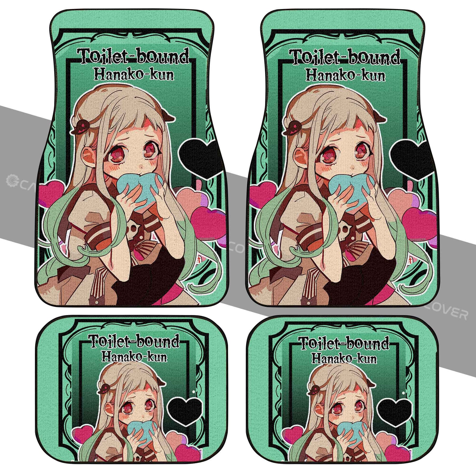 Yashiro Nene Car Floor Mats Custom Toilet-Bound Hanako-kun Anime Car Accessories - Gearcarcover - 2