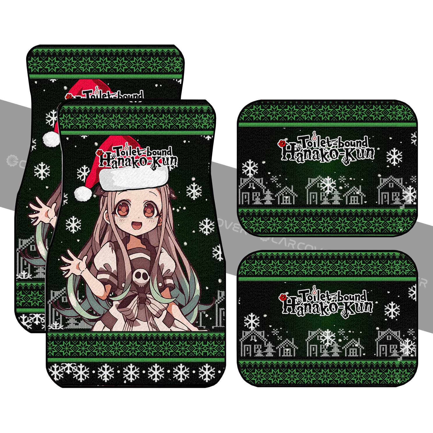Yashiro Nene Toilet-Bound Hanako-kun Car Floor Mats Custom Anime Christmas Car Interior Accessories - Gearcarcover - 1