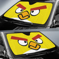 Yellow Angry Eyes Car Sunshade Custom Angry Bird Eyes Car Accessories - Gearcarcover - 2