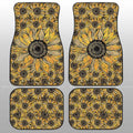 Yellow Sunflower Car Floor Mats Custom Car Accessories - Gearcarcover - 2