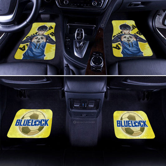 Yoichi Isagi Car Floor Mats Custom Blue Lock Anime - Gearcarcover - 2
