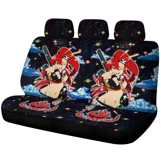 Yoko Littner Car Back Seat Cover Custom Gurren Lagann Anime - Gearcarcover - 1