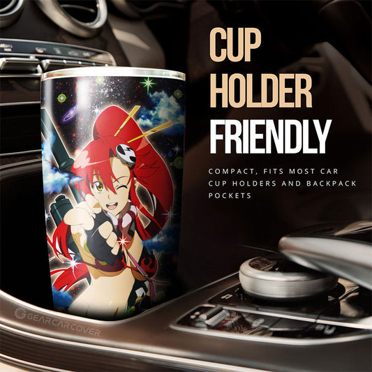 Yoko Littner Tumbler Cup Custom Gurren Lagann Anime - Gearcarcover - 2