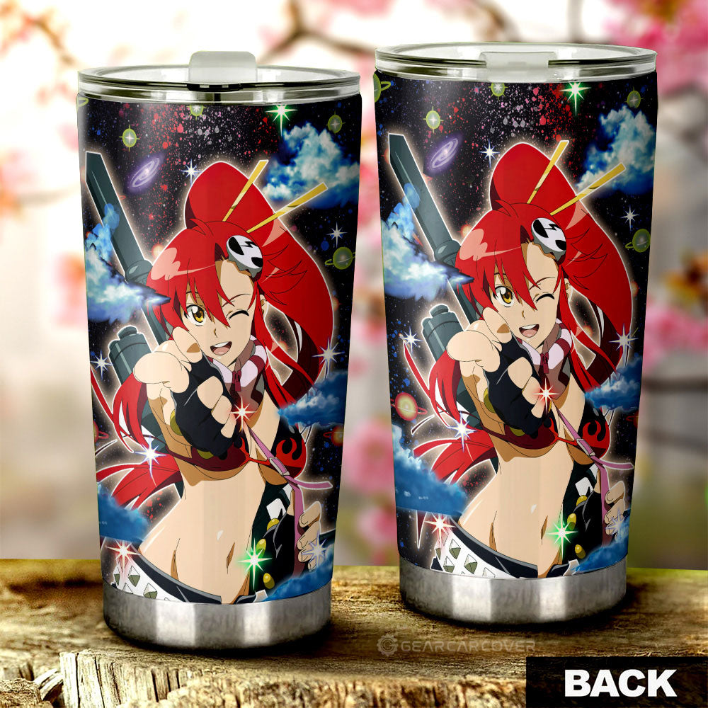Yoko Littner Tumbler Cup Custom Gurren Lagann Anime - Gearcarcover - 3