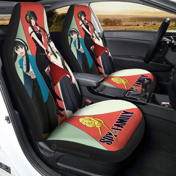 Yor Forger Car Seat Covers Custom Spy x Family Anime Car Accessories - Gearcarcover - 1