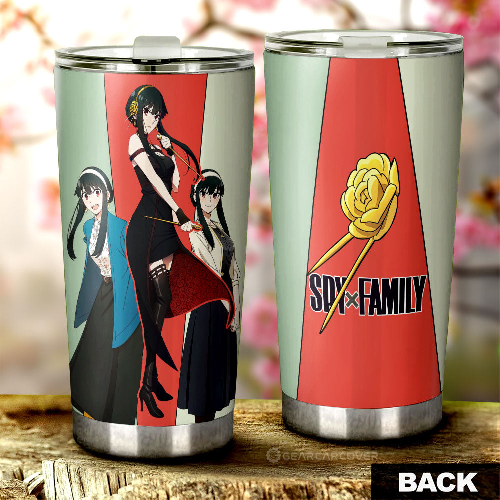 Yor Forger Tumbler Cup Custom Spy x Family Anime Car Accessories - Gearcarcover - 3