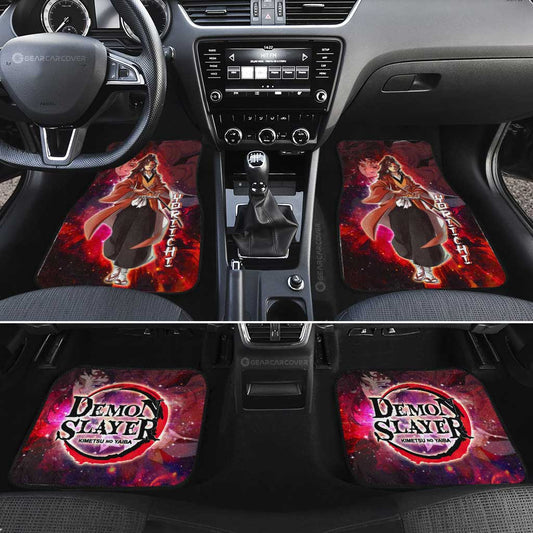 Yoriichi Car Floor Mats Custom Characters Demon Slayer Car Accessories - Gearcarcover - 2