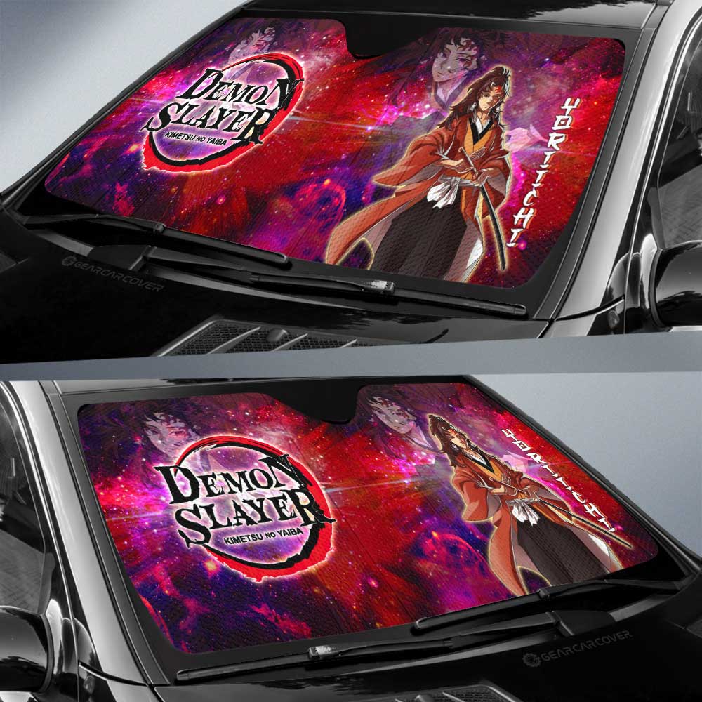 Yoriichi Car Sunshade Custom Characters Demon Slayer Car Accessories - Gearcarcover - 2