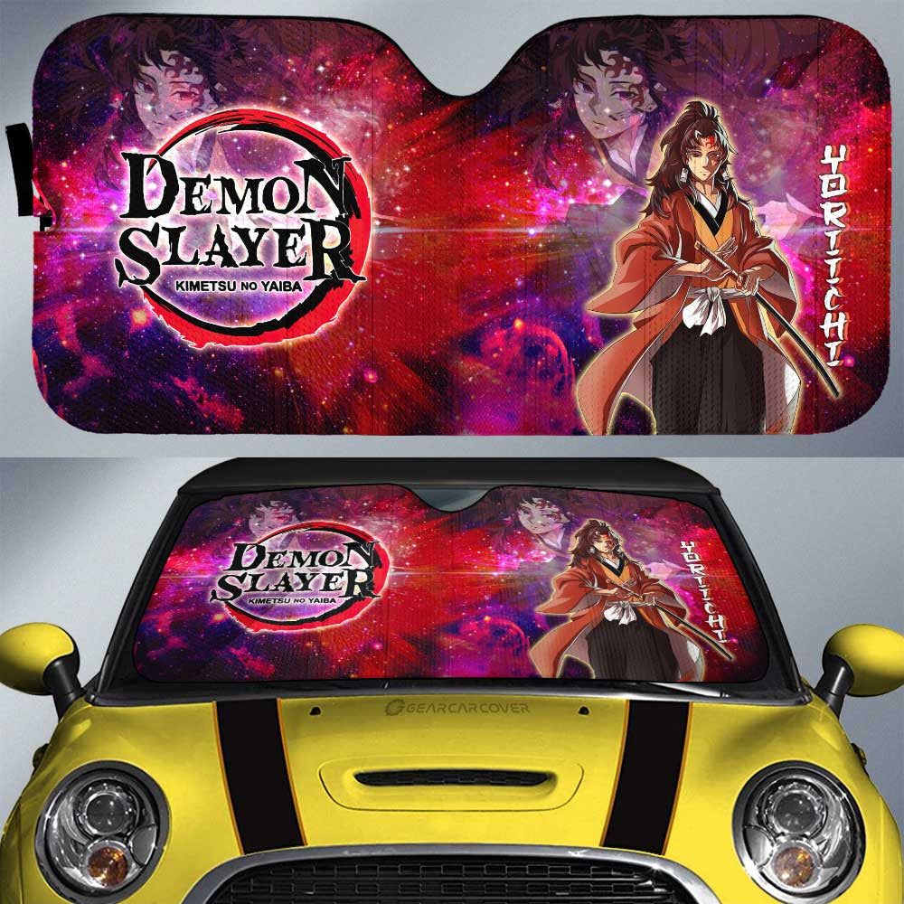 Yoriichi Car Sunshade Custom Characters Demon Slayer Car Accessories - Gearcarcover - 1