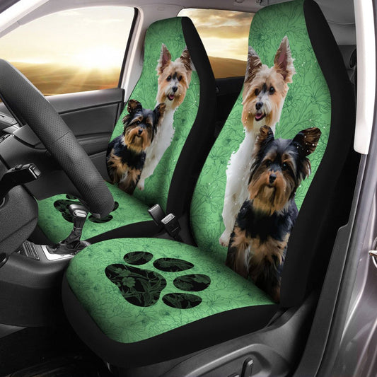 Yorkshire Terrier Car Seat Covers Custom Car Interior Accessories For Dog Lovers - Gearcarcover - 2