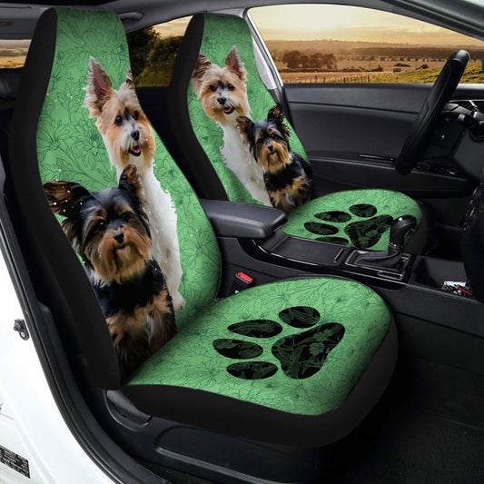 Yorkshire Terrier Car Seat Covers Custom Car Interior Accessories For Dog Lovers - Gearcarcover - 1