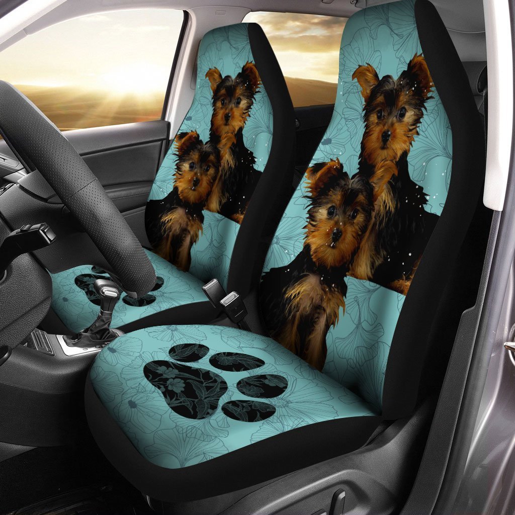 Yorkshire Terrier Car Seat Covers Custom Cool Car Accessories For Dog Lovers - Gearcarcover - 2