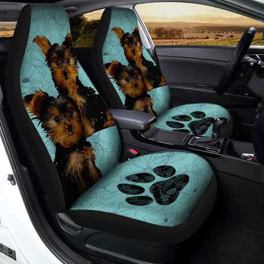 Yorkshire Terrier Car Seat Covers Custom Cool Car Accessories For Dog Lovers - Gearcarcover - 1