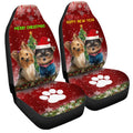 Yorkshire Terriers Dog Car Seat Covers Custom Christmas Car Interior Accessories - Gearcarcover - 3