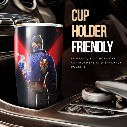 Yoru Tumbler Cup Custom Valorant Agent - Gearcarcover - 2