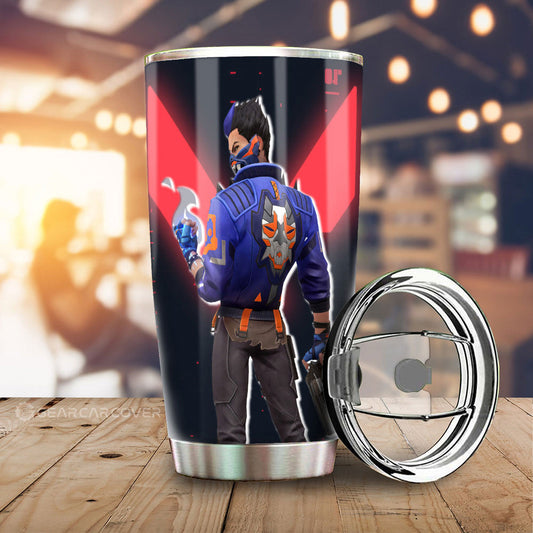 Yoru Tumbler Cup Custom Valorant Agent - Gearcarcover - 1