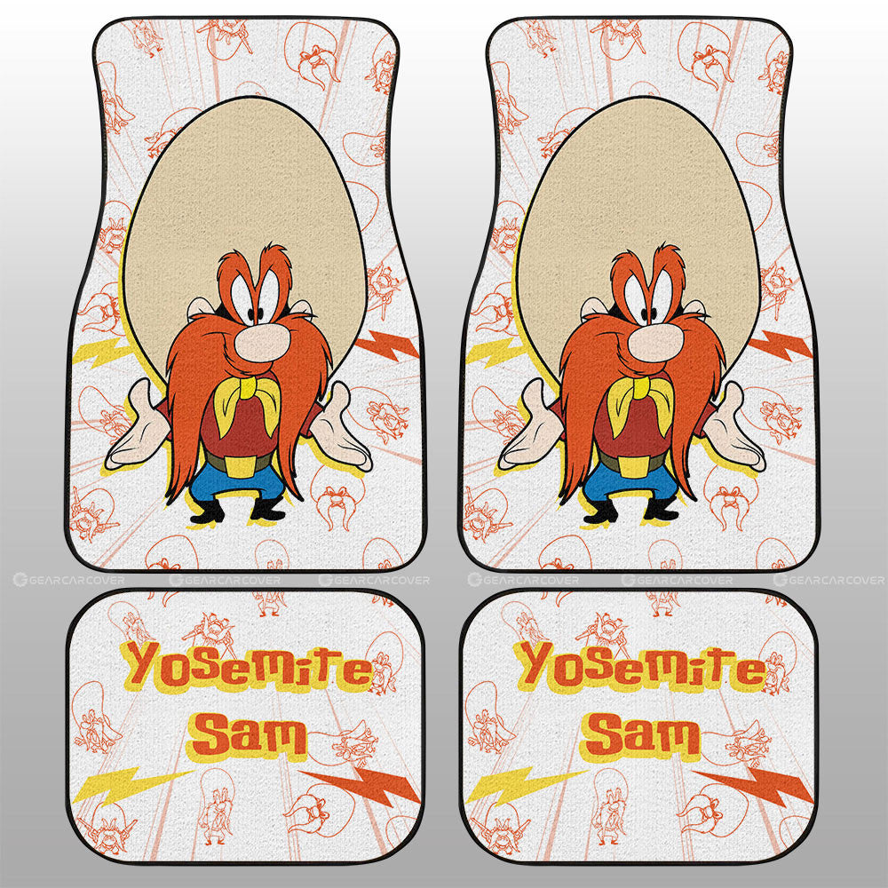 Yosemite Sam Car Floor Mats Custom Cartoon Car Accessories - Gearcarcover - 1