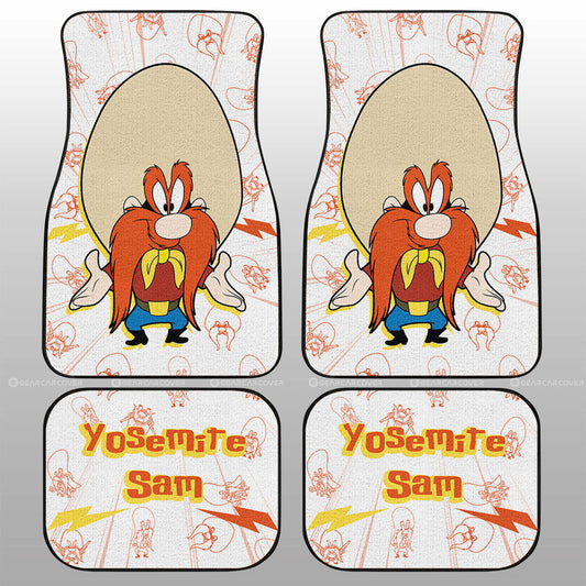 Yosemite Sam Car Floor Mats Custom Cartoon Car Accessories - Gearcarcover - 1