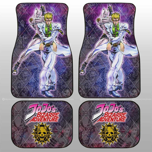 Yoshikage Kira Car Floor Mats Custom Galaxy Style JJBA Anime Car Accessories - Gearcarcover - 2